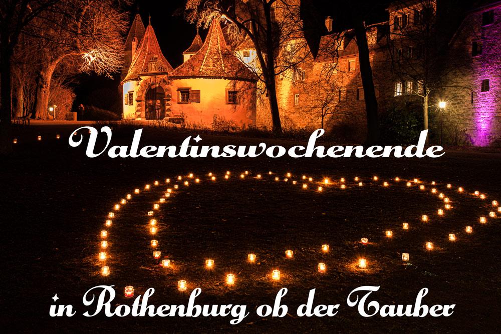 Ein Valentins-Wochenende in Rothenburg ob der Tauber