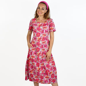 Ballonkleid Tina mohnblume