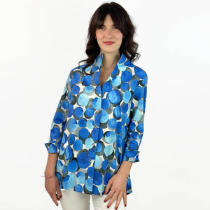 Oversizebluse Tina blau
