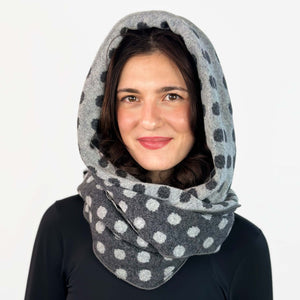 Verwandler Punkte anthrazit als Kapuze