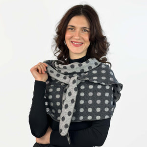 Verwandler Punkte anthrazit als Schal