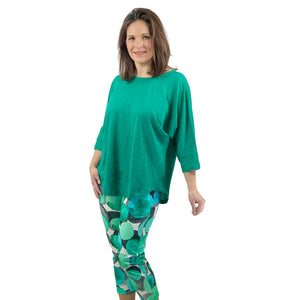 7/8 Hose DORA türkis mit Kimonoshirt