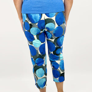 7/8 Hose DORA blau Rückseite