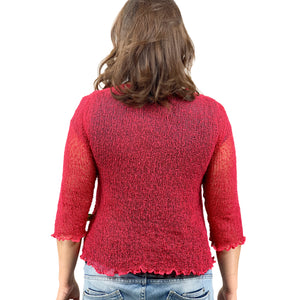 Bolero apricot Rückenansicht