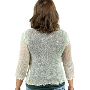 Bolero offwhite Rückenansicht