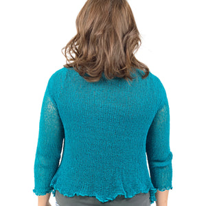 Bolero smaragd Rückenansicht