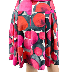 Faltenrock Tina pink Rückansicht