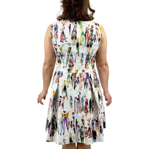 Prinzesskleid PEOPLE Rückenansicht