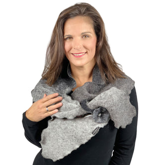 Steckschal XL Fabricia grau