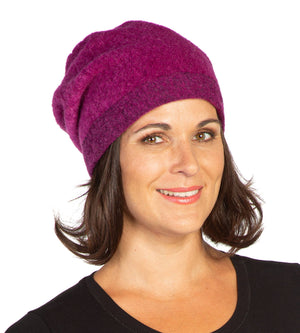 Beanie Mütze Fabricia pink