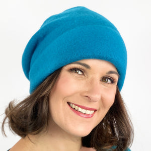 Beanie Wolke türkis