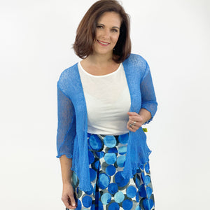 Bolero hellblau offen