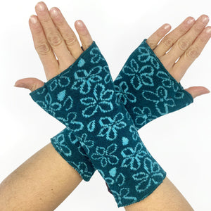 Daumenstulpe Jule blau