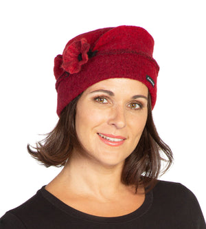 Duo-Mütze FABRICIA rot