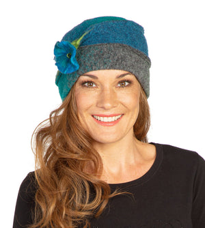 Duo-Mütze FABRICIA smaragd