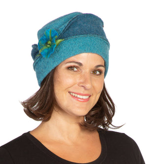 Duo-Mütze FABRICIA türkis