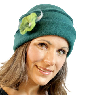 Mütze Wolke grün