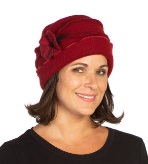 Mütze Wolke rot