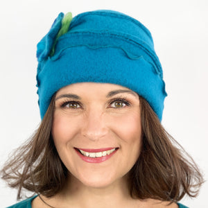 Mütze Wolke türkis 2