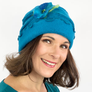 Mütze Wolke türkis