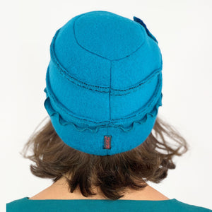 Mütze Wolke türkis 3