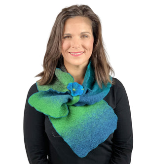 Steckschal Fabricia smaragd