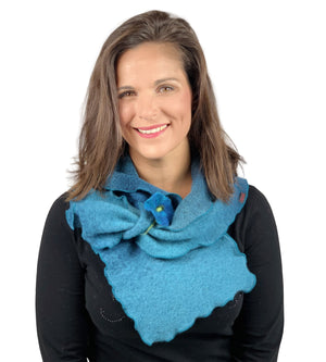 Steckschal Fabricia türkis