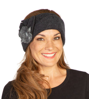 Stirnband Wolke grau