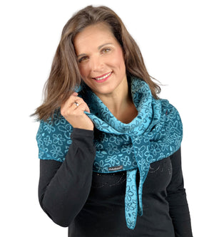 Verwandler Jule blau als Schal