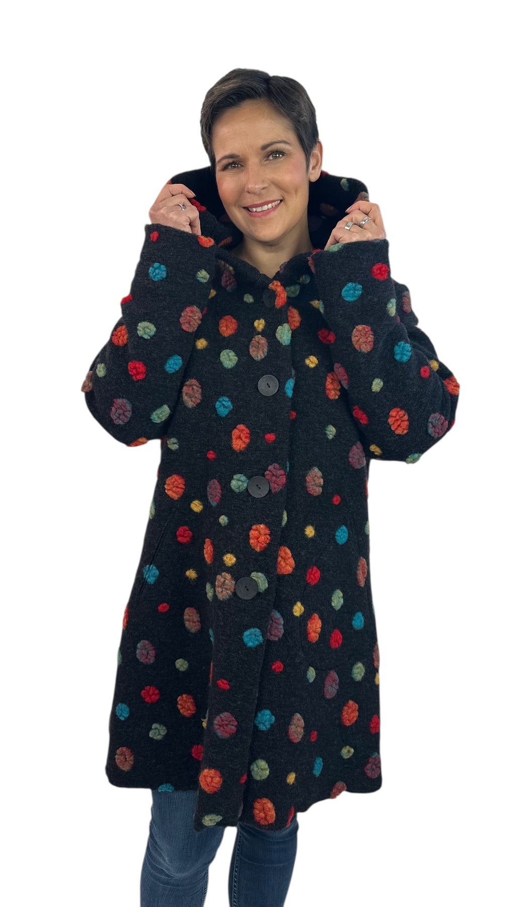 Kapuzenjacke TUPFEN