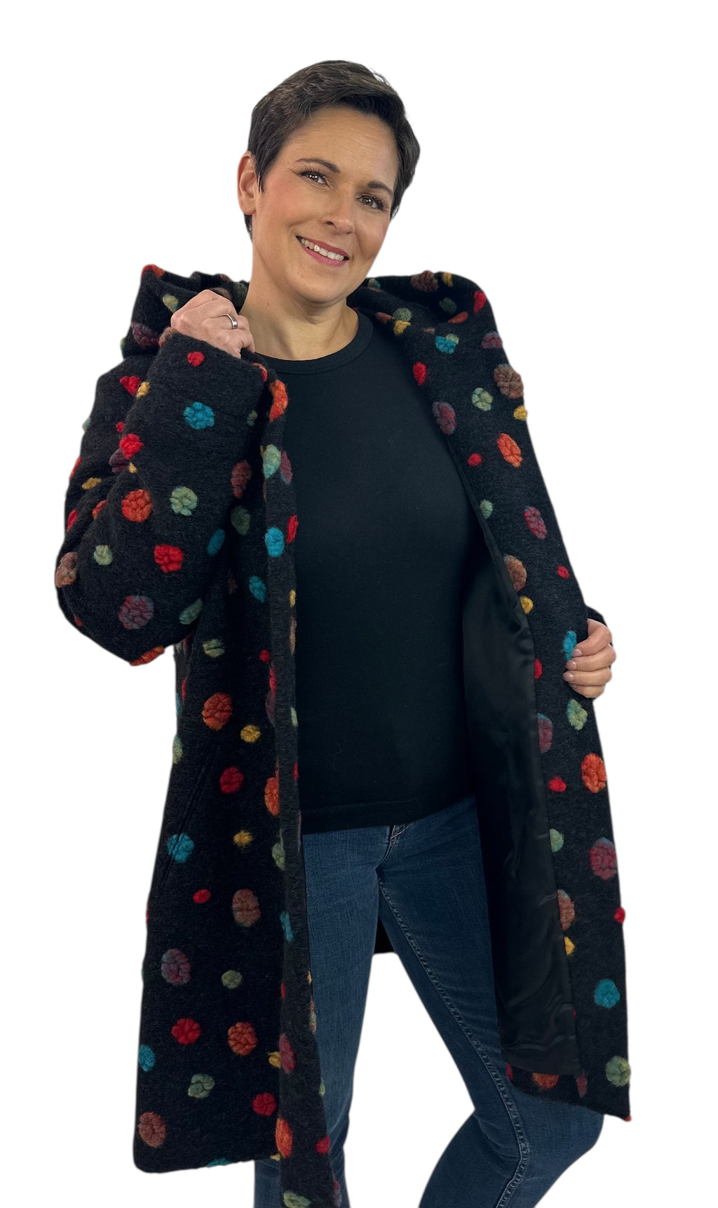Kapuzenjacke TUPFEN