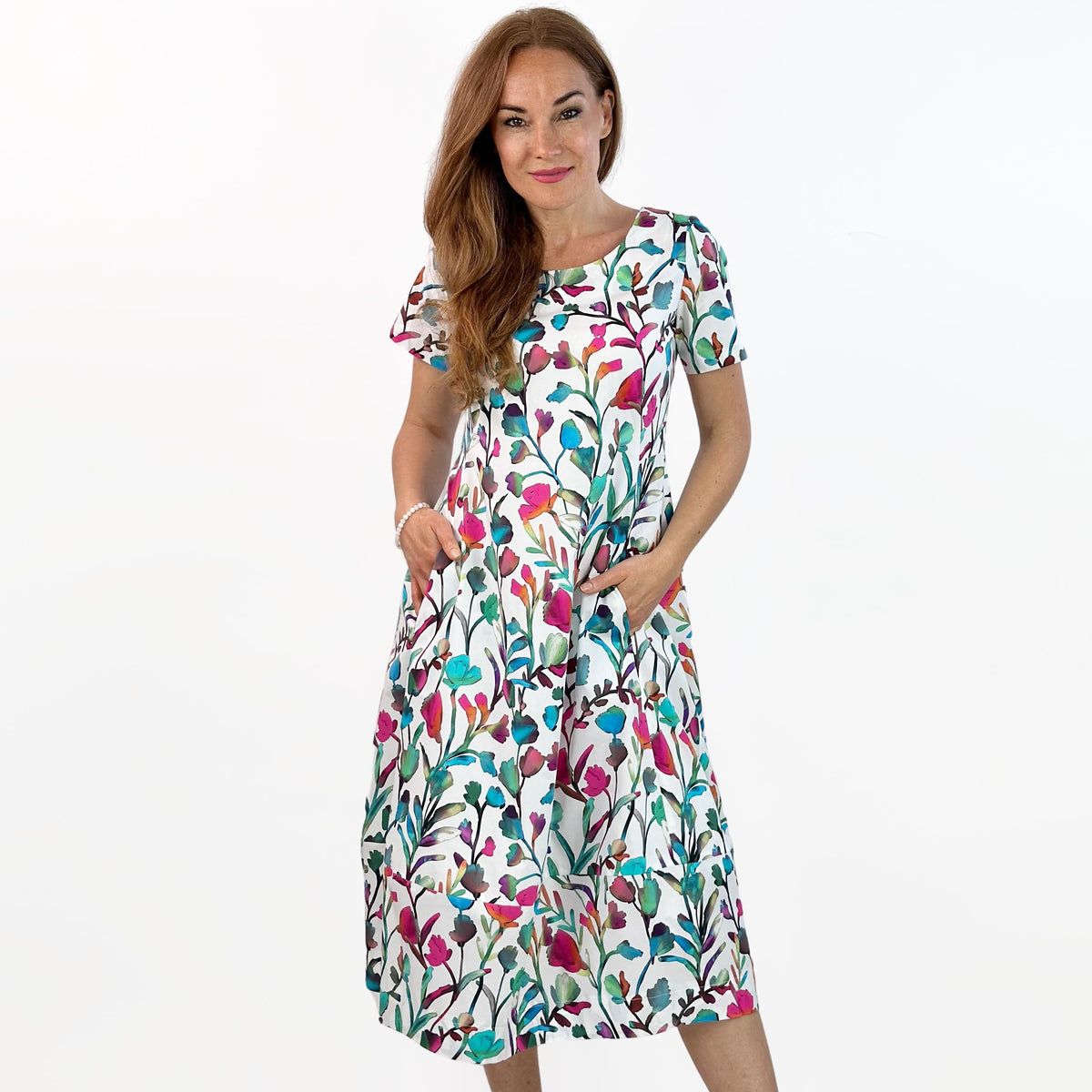 Ballonkleid Tina aqua