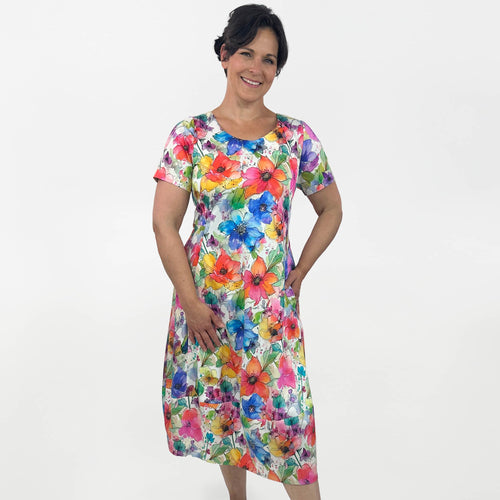 Ballonkleid Tina flora