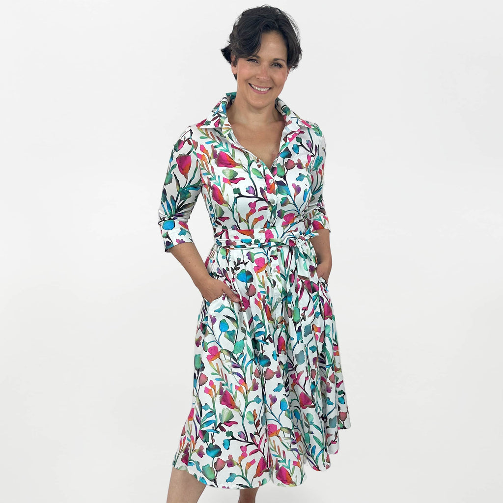 Blusenkleid Tina aqua