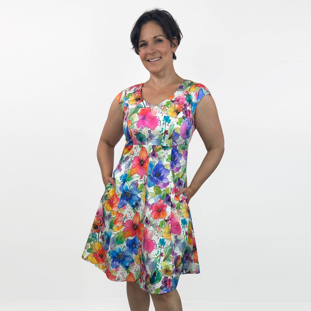 Empirekleid Tina flora
