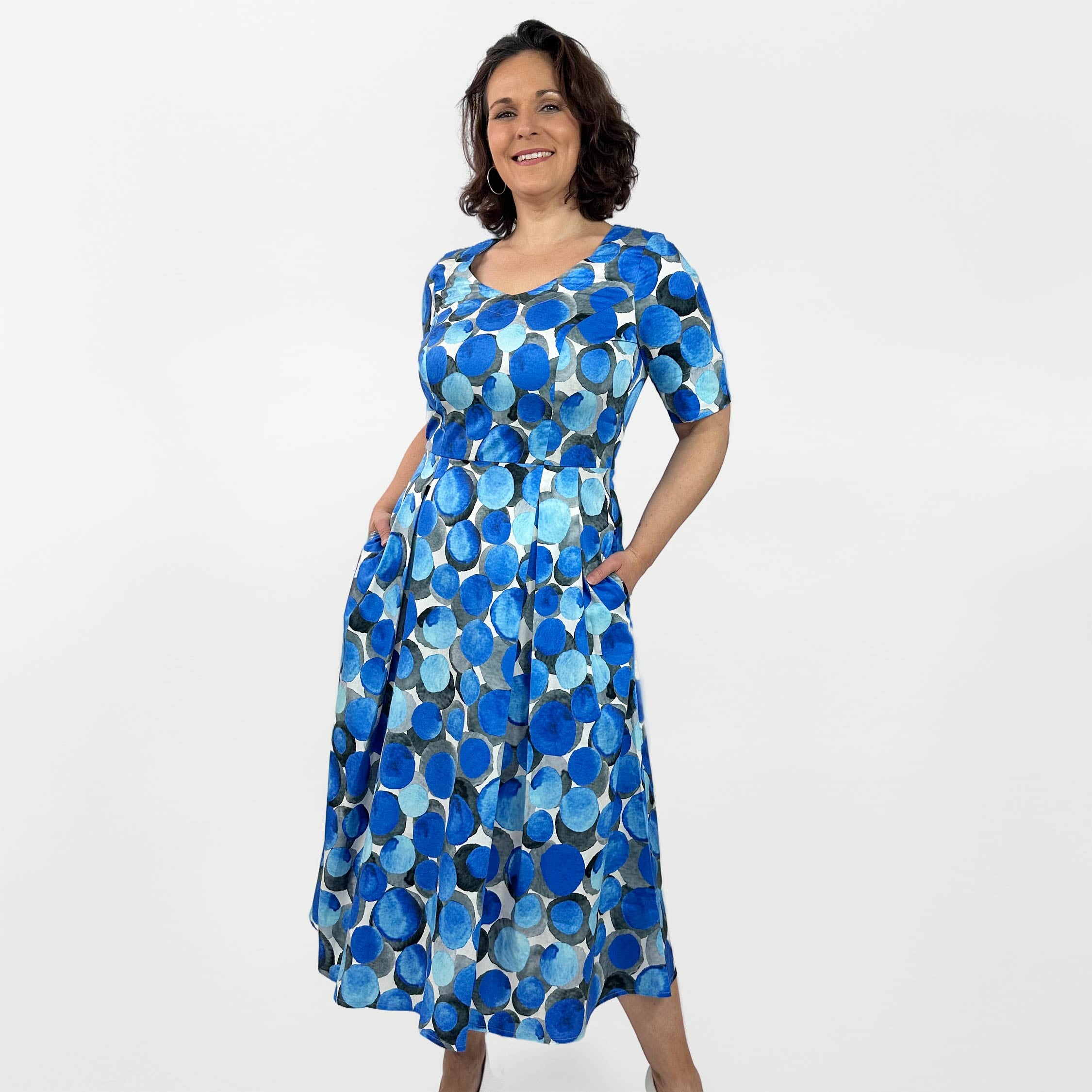 Ladydress Tina blau