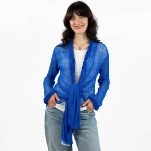 Longjacke Irini blau