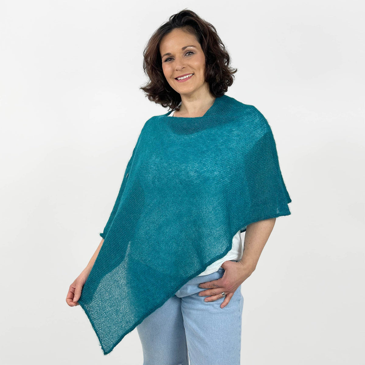 Strickponcho ozean