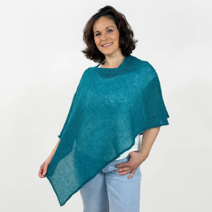 Strickponcho ozean