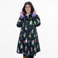 Wind- & Wetterjacke Weibsbilder schwarz Kapuze