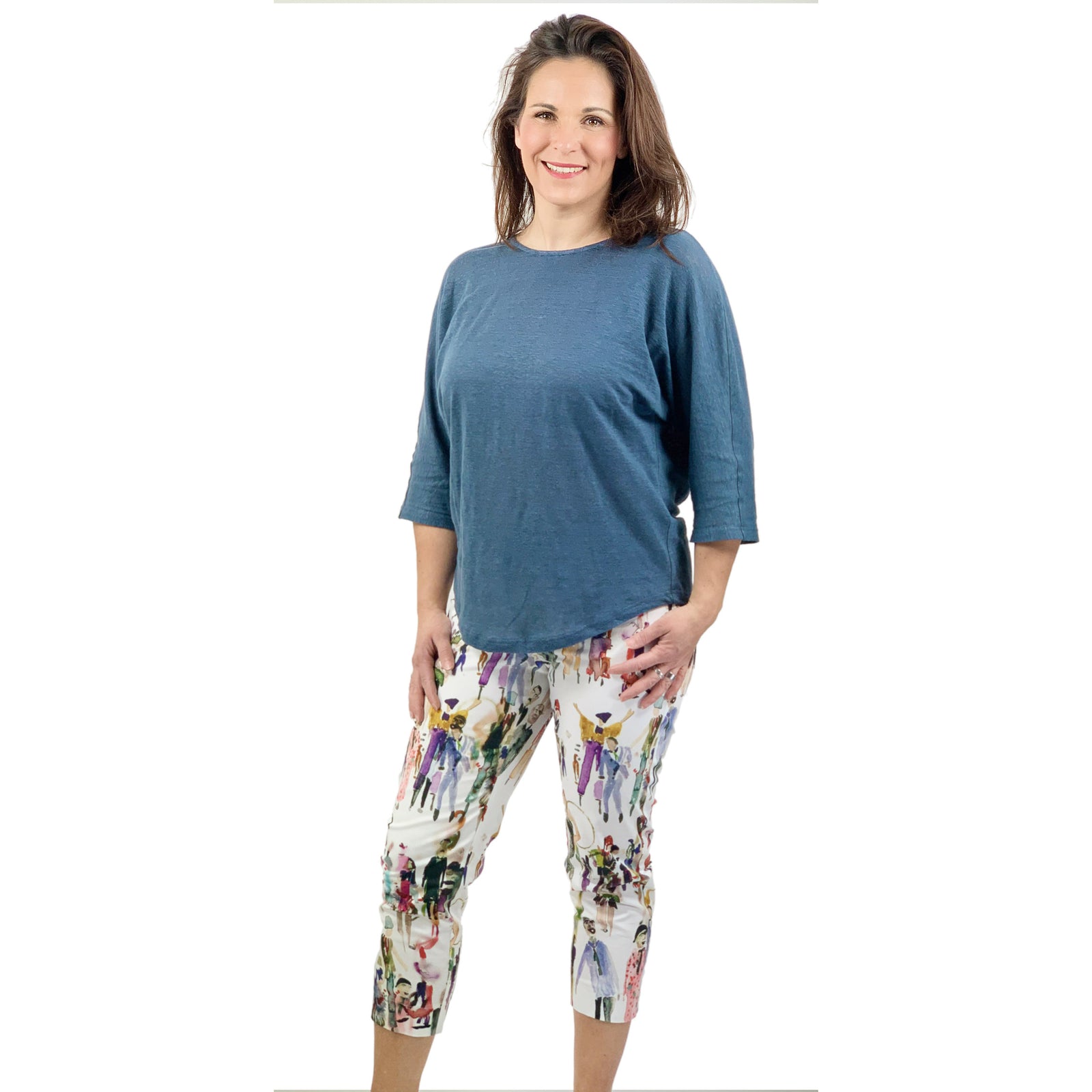 7/8 Hose PEOPLE mit Kimonoshirt