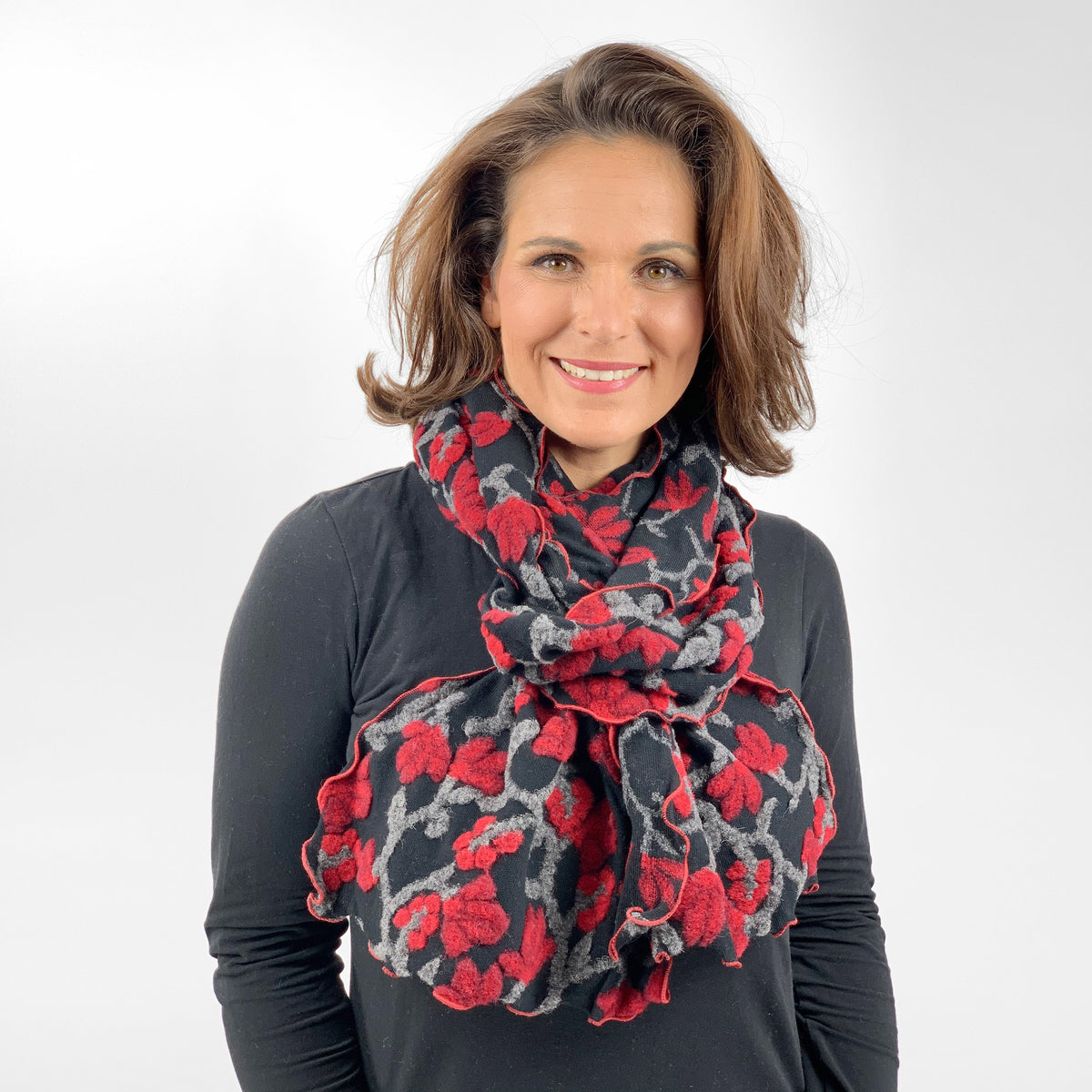 Longschal ALESSIA rot