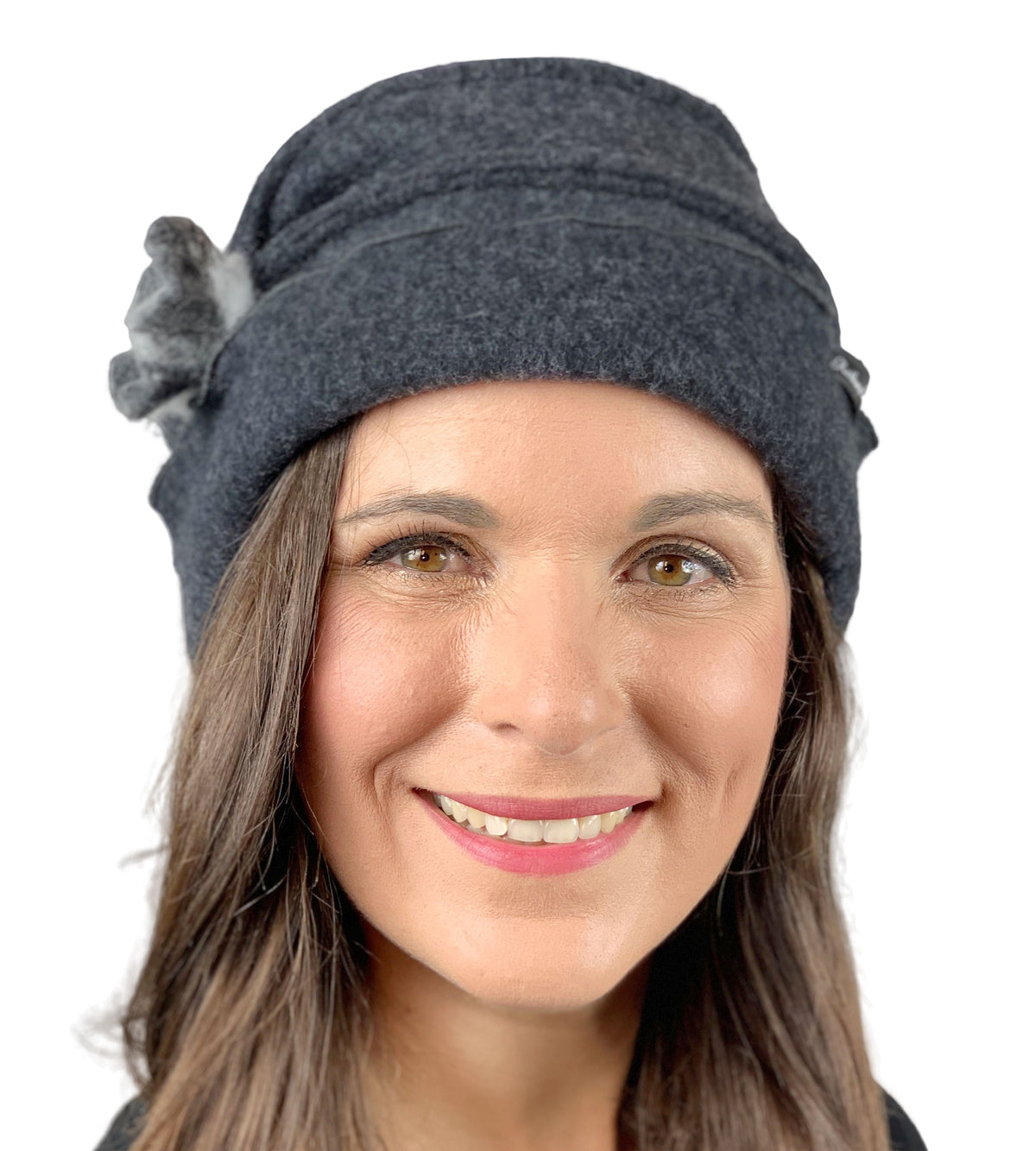 Mütze Wolke grau