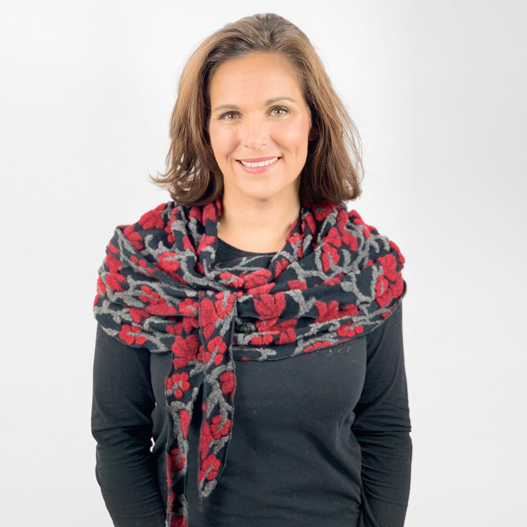 Verwandler ALESSIA rot als Schal