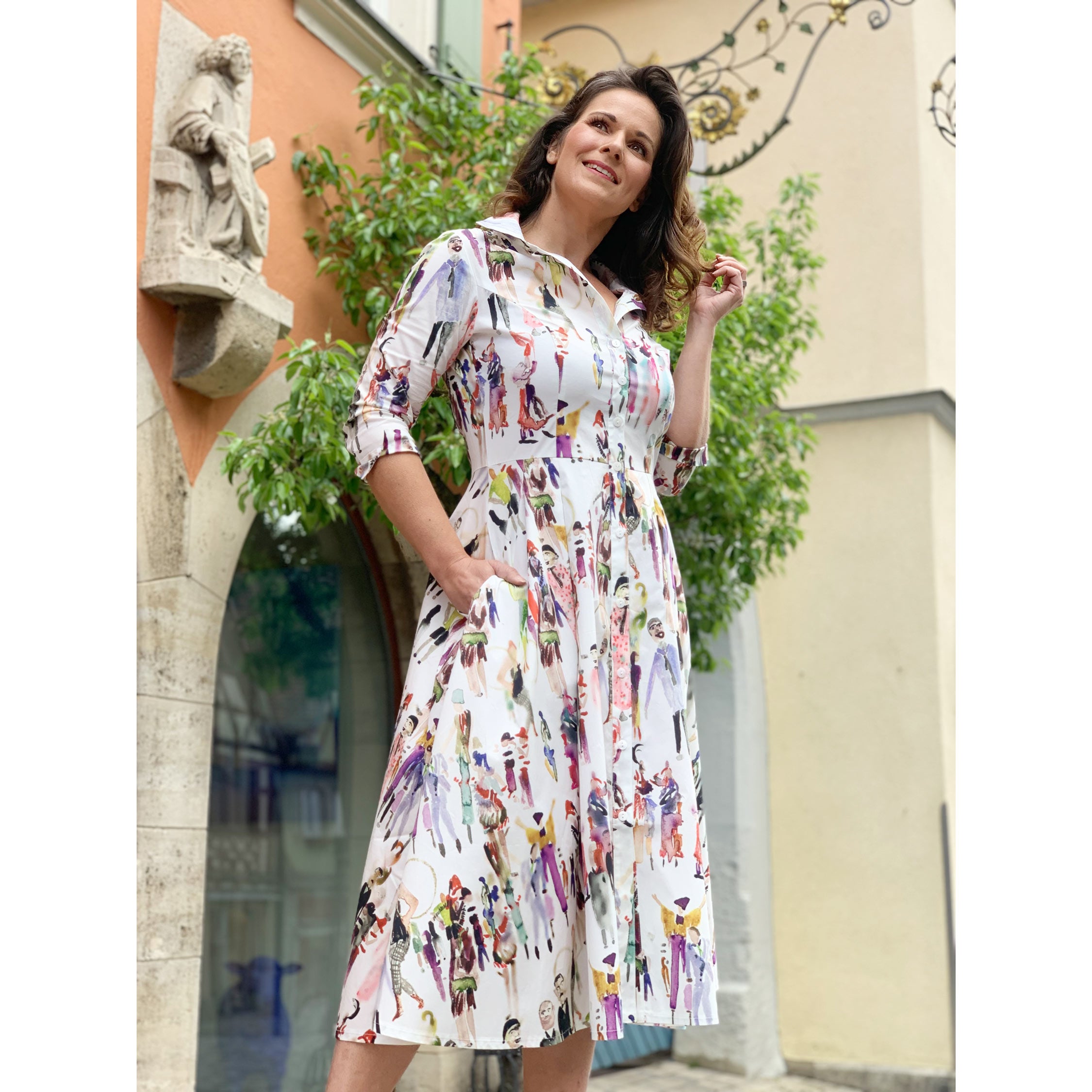 Blusenkleid People, Impressionsbild
