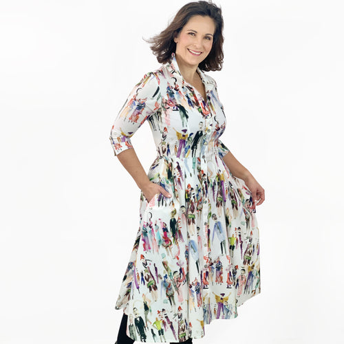 Blusenkleid People, Seitentaschen