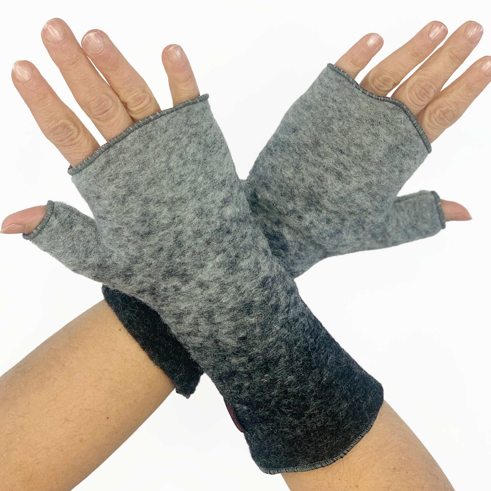 Daumenstulpe Fabricia grau