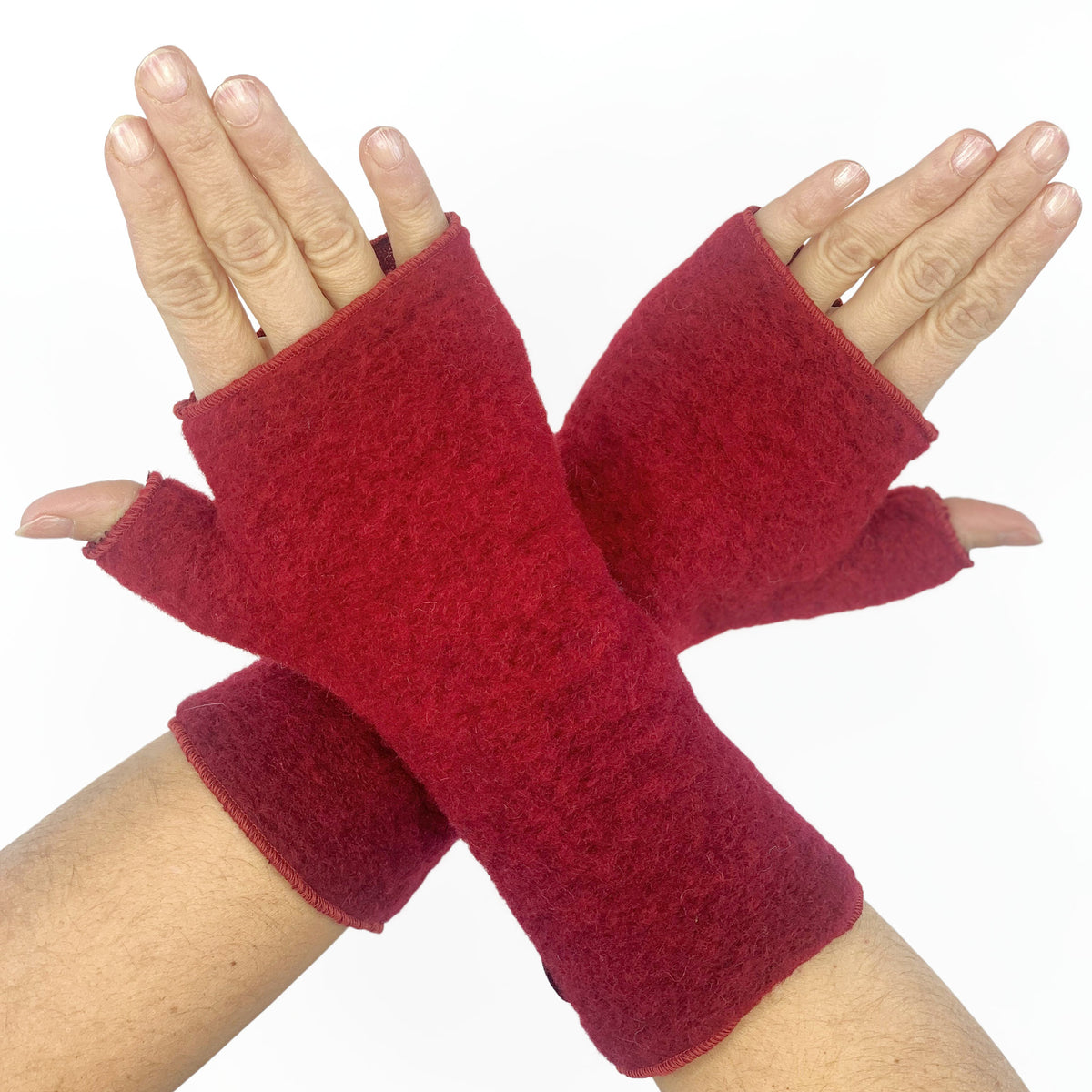 Daumenstulpe Fabricia rot