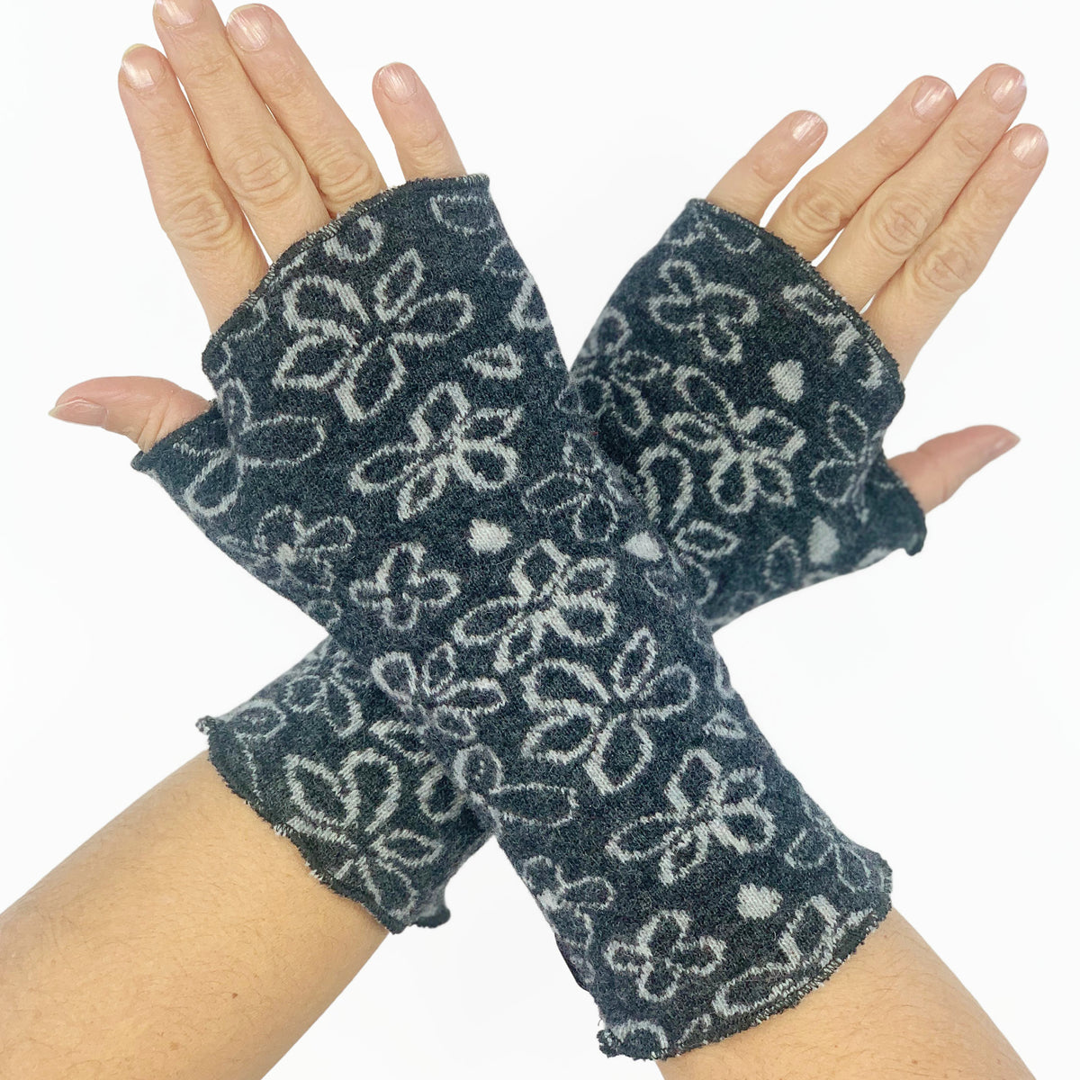 Daumenstulpe Jule grau