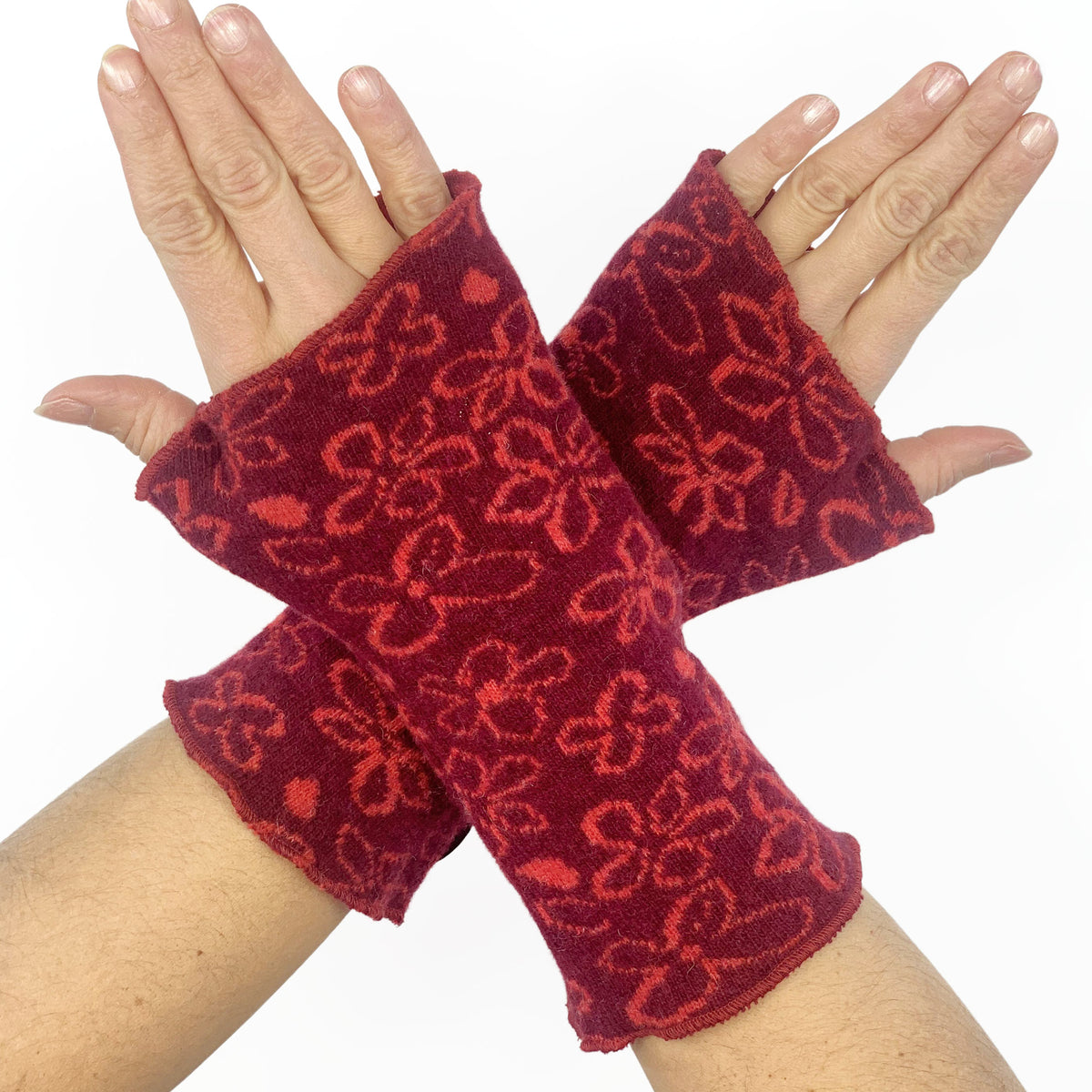 Daumenstulpe Jule rot